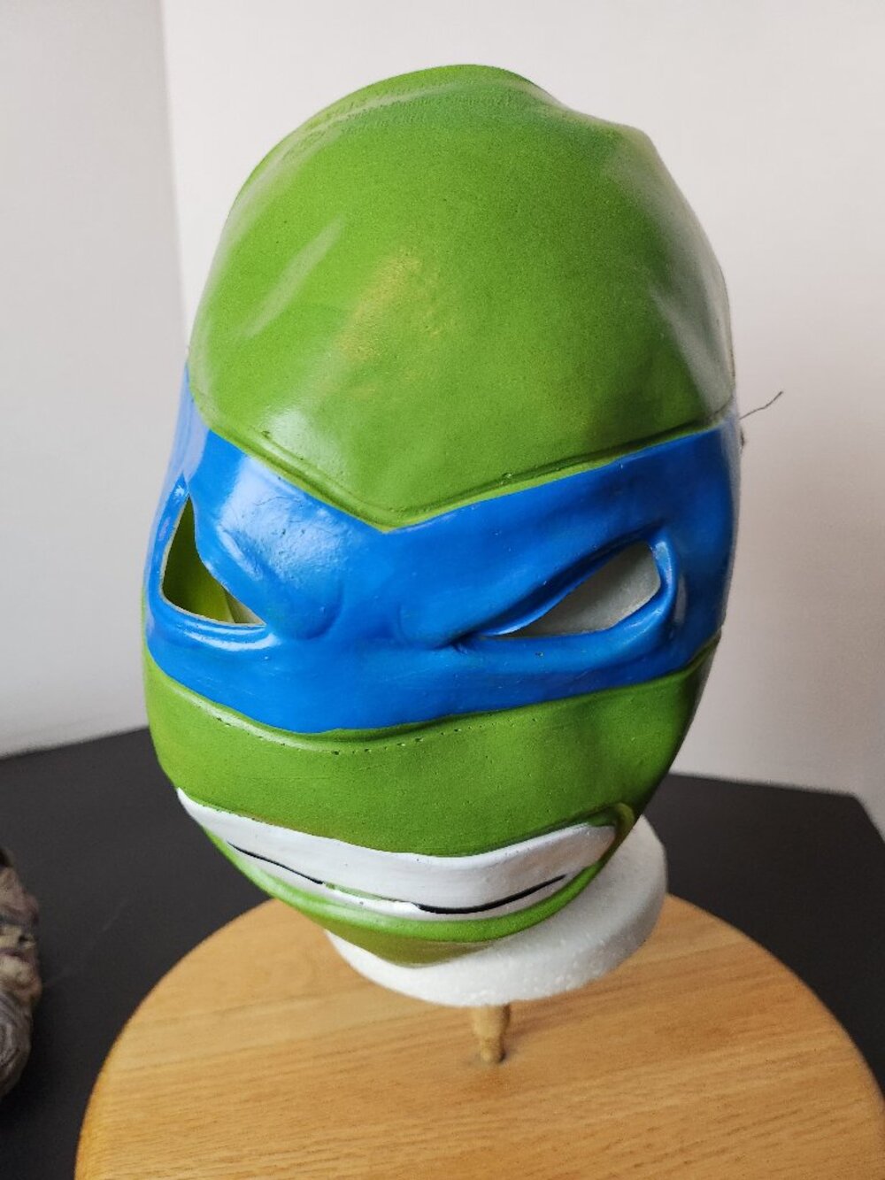 TMNT Leonardo Costume Face Mask Rubie's 2013 Ninja Turtles Halloween Blue